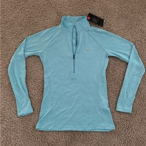 NWT Under Armour HeatGear Quarter Zip-Up